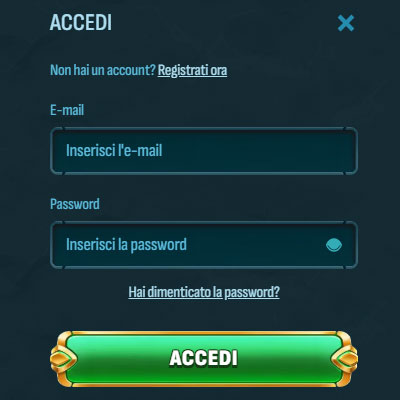 Accesso a Larabet